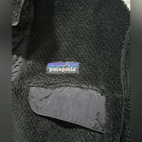 Patagonia Worn Wear Re-Tool Jacket Black Size M EUC - Picture 4 of 8